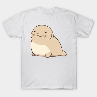 Simple drawn brown walrus T-Shirt